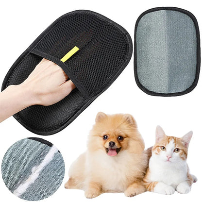 Reusable Pet Hair Removal Glove |Dog & Cat Fur Remover for Furniture, Carpets & Car Seats