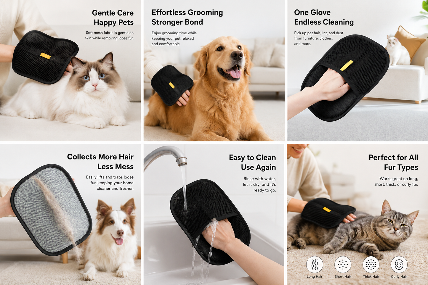 Pet Hair Remover Glove