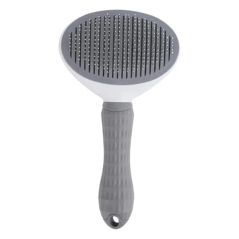 Self Cleaning Slicker Brush - Cat Brush Skin-Friendly Deshedding Grooming Massaging Tool for Long & Short Haired Pets, Cat Hair Brushes Easy Removes Undercoat for Dogs and Cats